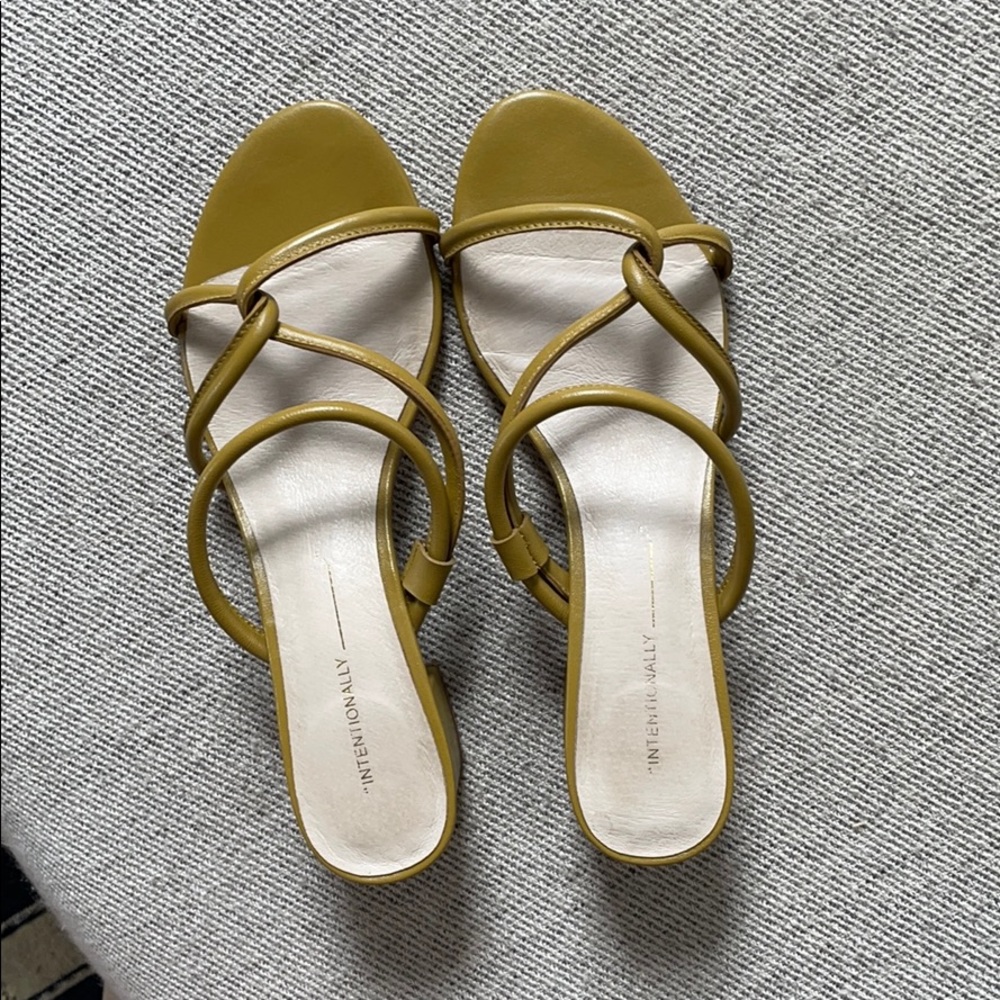Intentionally Blank Tami Mustard Sandal